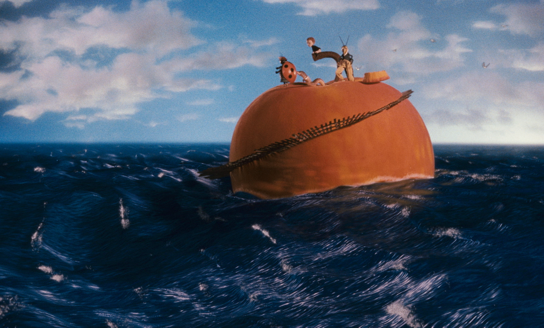 Photogramme du film "James et la pêche géante" de Henry Selick