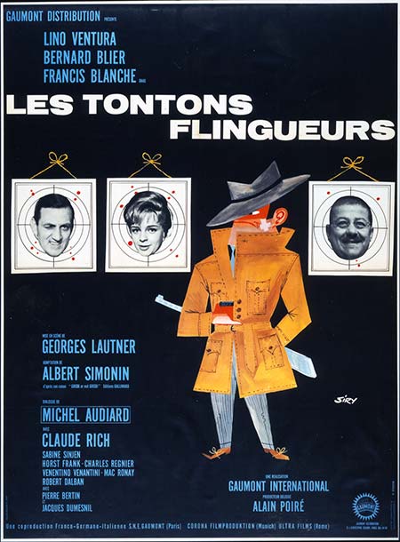Affiche du film "Les Tontons flingueurs" de Georges Lautner