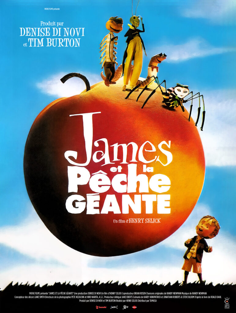 Affiche du film "James et la pêche géante" de Henry Selick