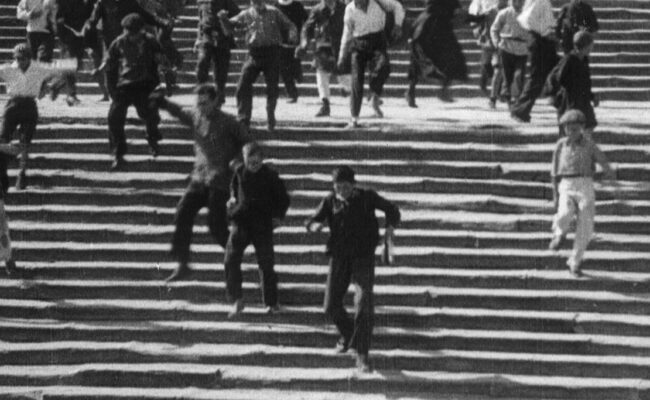 Photogramme du film "Le Cuirassé Potemkine" de Sergueï M. Eisenstein